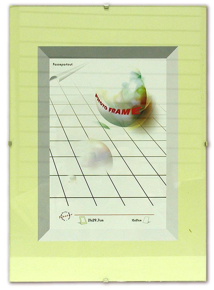 Фоторамка стеклянная 18Х24 см, clip/12
