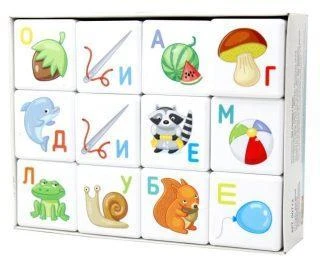 Кубики Азбука 12 шт