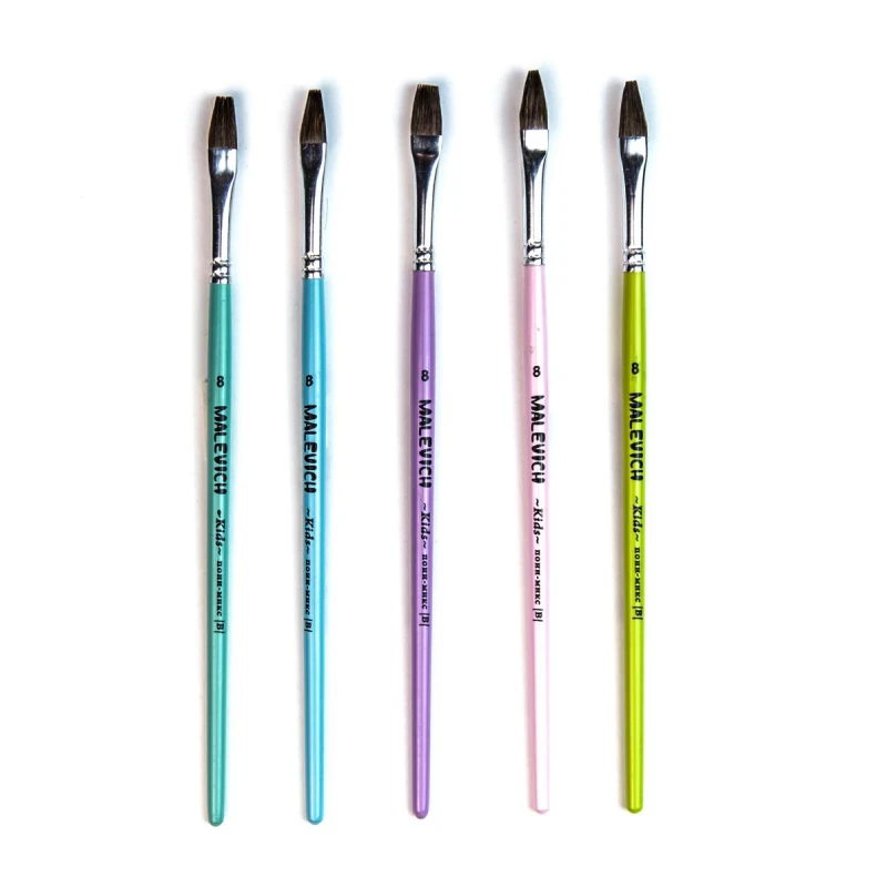 Кисть пони микс Малевичъ KIDS, плоская, №8 733208