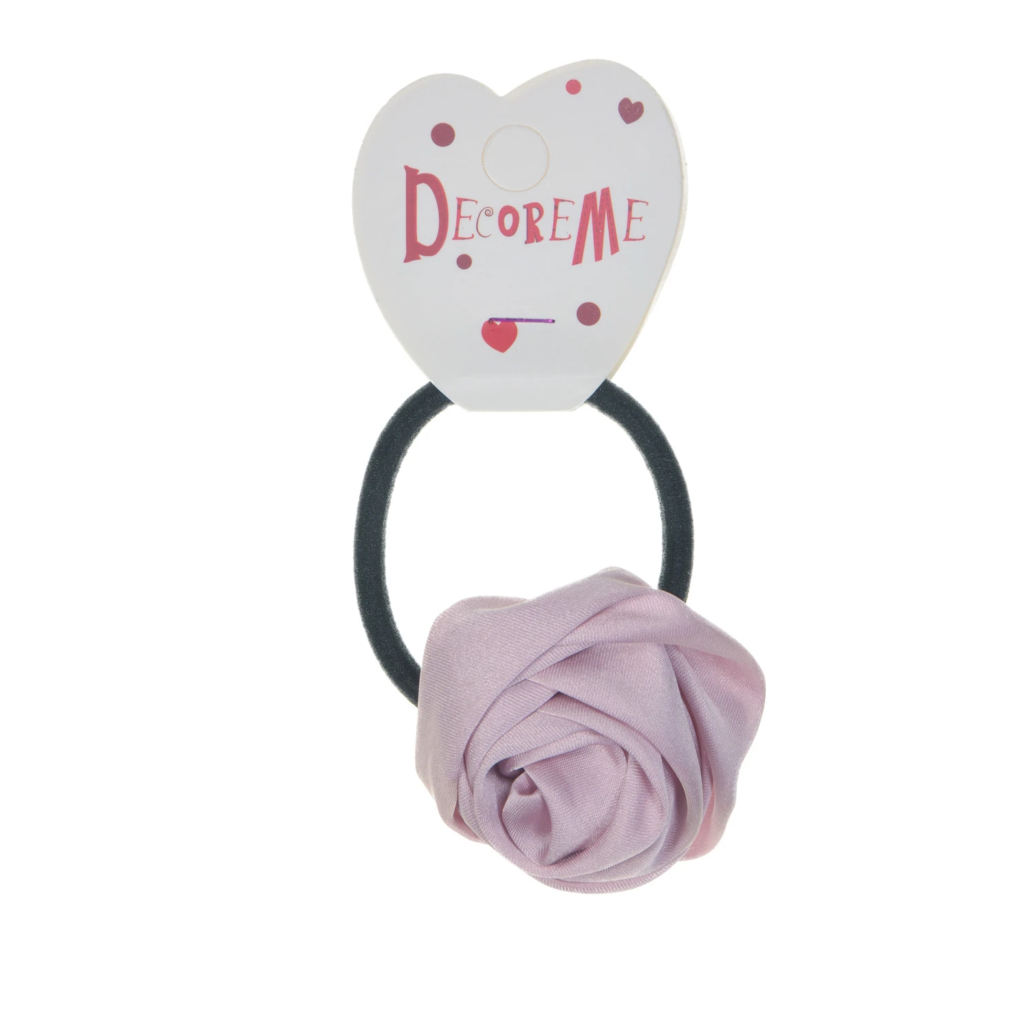 РЕЗИНКА ДЛЯ ВОЛОС "НЕЖНАЯ РОЗА" 1 ШТ, 3 ЦВЕТА