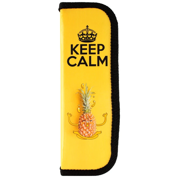 Пенал 1отдел. 190* 65мм Ананасик