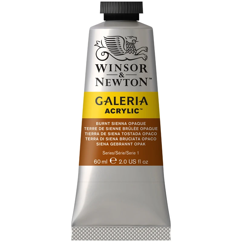 Краски акриловые Winsor&Newton "Galeria", 60 мл, туба, жженая Краски акриловые Winsor&Newton "Galeria", 60 мл, туба, жженая