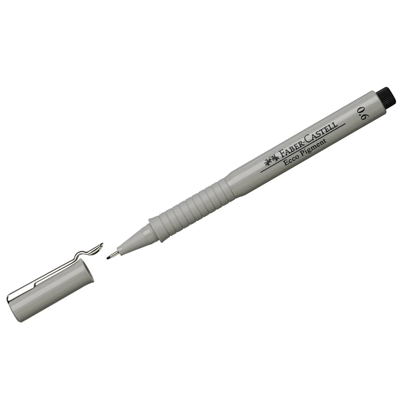 Ручка капиллярная Faber-Castell "Ecco Pigment" черная, 0,6мм Ручка капиллярная Faber-Castell "Ecco Pigment" черная, 0,6мм