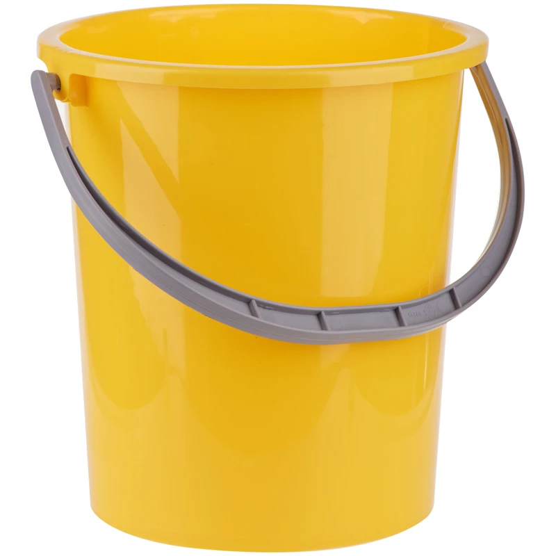 Ведро пластиковое, пищевое OfficeClean, мерная шкала, желтое, 9л Ведро пластиковое, пищевое OfficeClean, мерная шкала, желтое, 9л