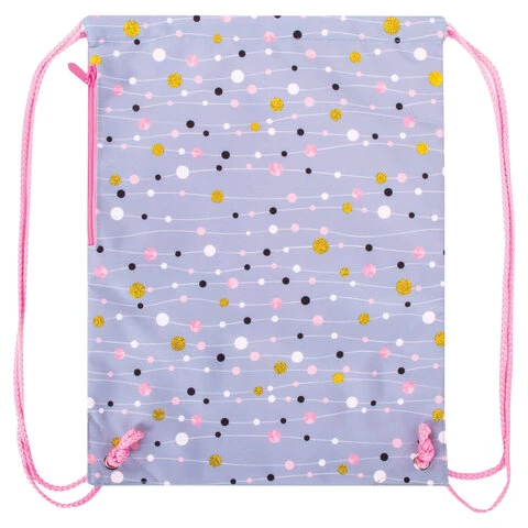 Сумка для обуви BRAUBERG PREMIUM, карман, подкладка, 43х33 см, Funny panda,