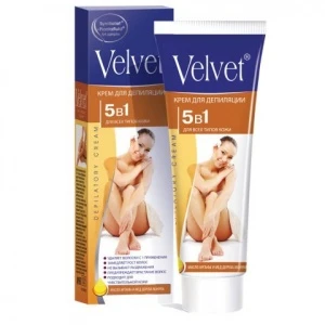 Velvet Крем для депиляции 5 в1 (удаление, замедл.роста, против врастания,
