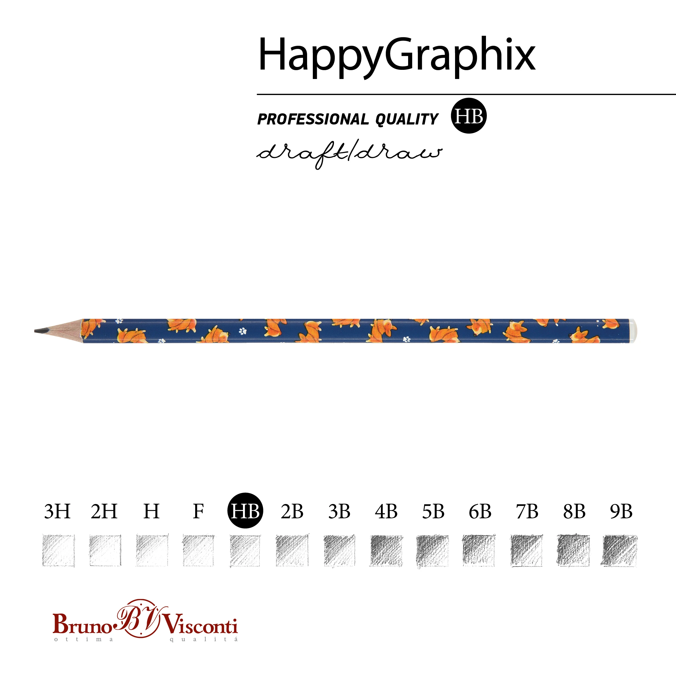 КАРАНДАШ ЧЕРНОГРАФИТОВЫЙ "HappyGraphix. Городская прогулка. Корги" НВ КАРАНДАШ ЧЕРНОГРАФИТОВЫЙ "HappyGraphix. Городская прогулка. Корги" НВ