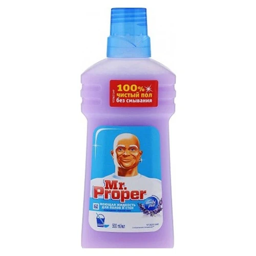Моющее средство Mr.Proper Лавандовое спокойствие, с натуральным экстрактом, 500 Моющее средство Mr.Proper Лавандовое спокойствие, с натуральным экстрактом, 500