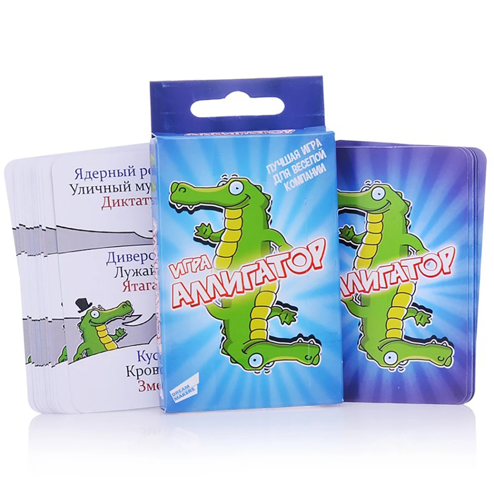 Игра детская настольная "Аллигатор. Cards" Игра детская настольная "Аллигатор. Cards"