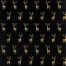 Бумага упаковочная новогодняя "Black&Gold" 70х100 см, 10 дизайнов