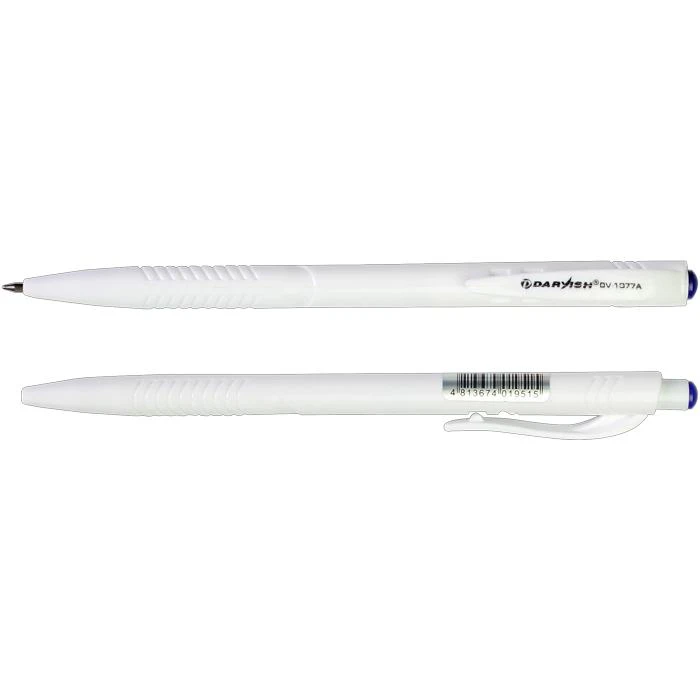 Ручка автоматическая син. "Darvish" корпус белый