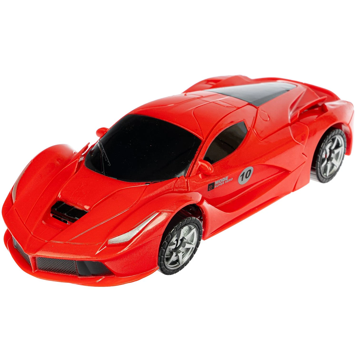 Трансформер 2в1 BONDIBOT робот и автомобиль, Bondibon, цвет красный, арт.HF7377A