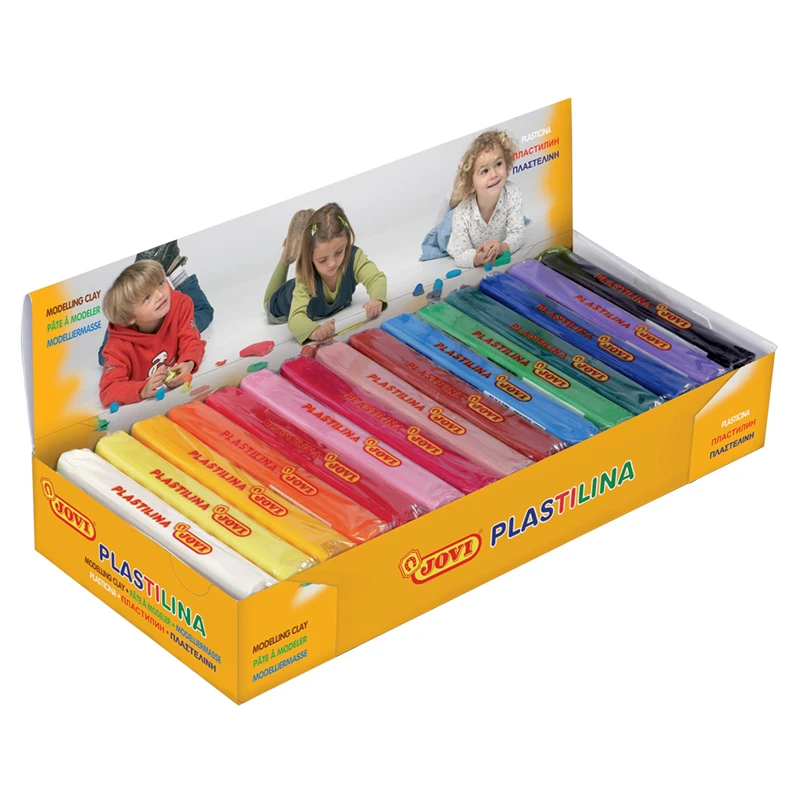 Пластилин JOVI, ассорти, 150г, дисплей Пластилин JOVI, ассорти, 150г, дисплей