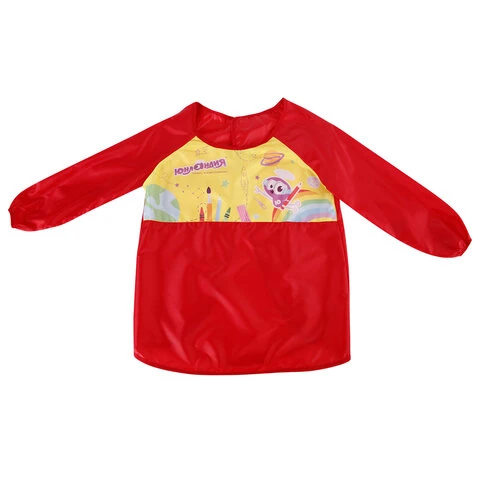 Фартук-накидка с рукавами для труда и занятий творчеством ЮНЛАНДИЯ, 50х65 см, Фартук-накидка с рукавами для труда и занятий творчеством ЮНЛАНДИЯ, 50х65 см,