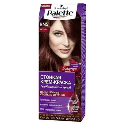 Краска для волос Palette RN5 Марссала, 110 мл Краска для волос Palette RN5 Марссала, 110 мл