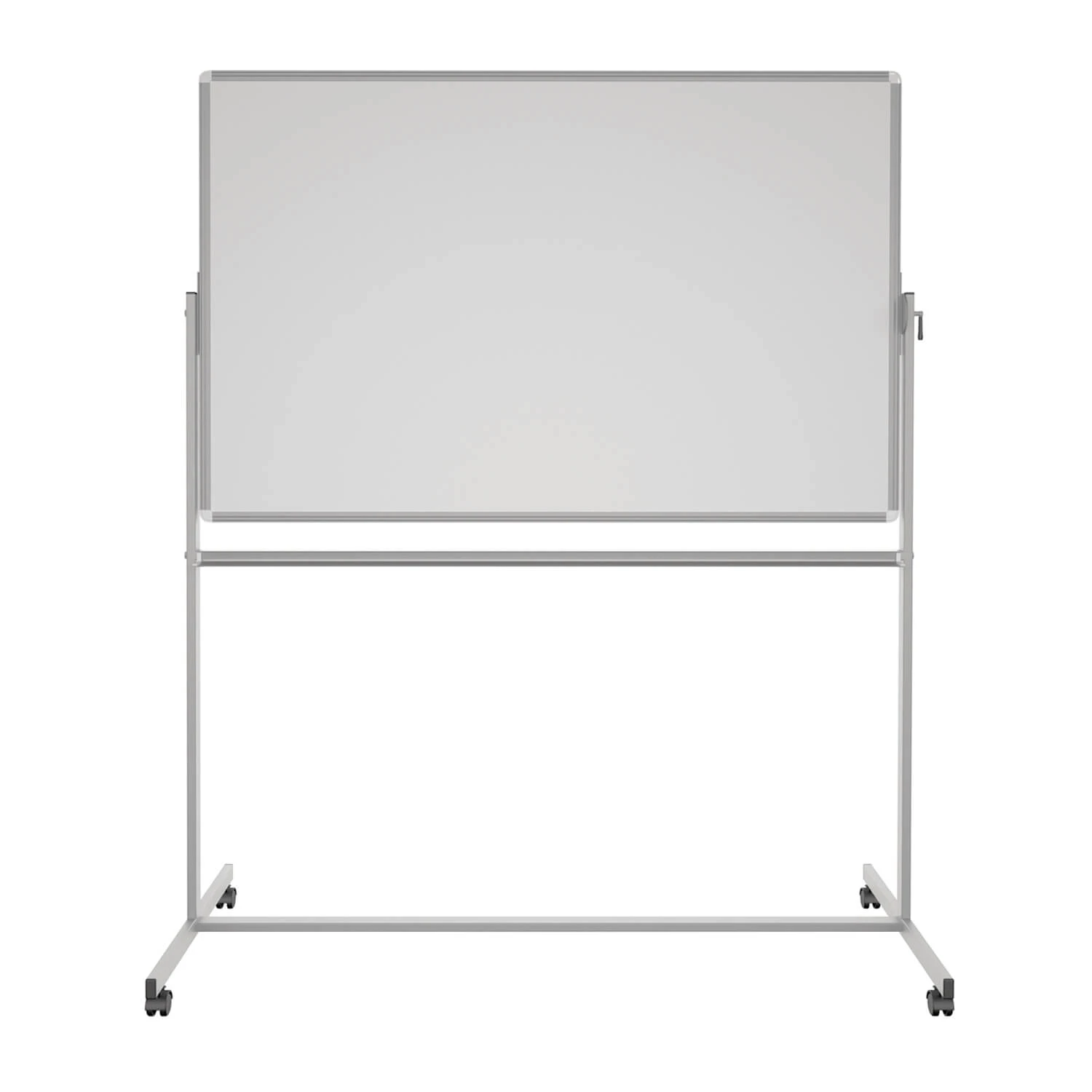 Доска поворотная магнитно-маркерная 100*150см, алюминиевый профиль, прижимной