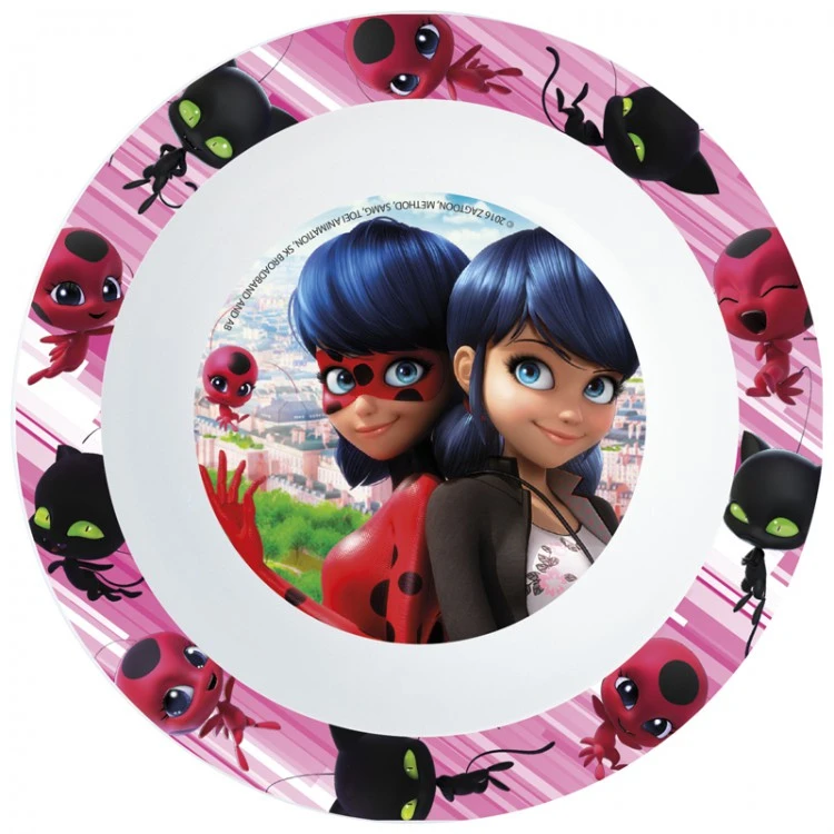 Миска пластиковая (для СВЧ). Леди Баг Миска пластиковая (для СВЧ). Леди Баг