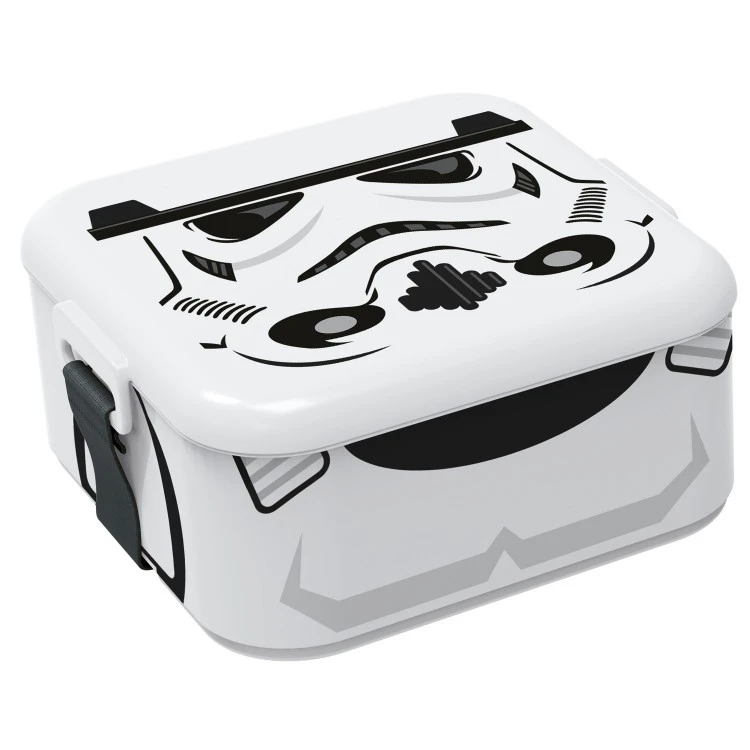 Ланч-бокс пластиковый квадратный. Звездные войны Штурмовики Ланч-бокс пластиковый квадратный. Звездные войны Штурмовики