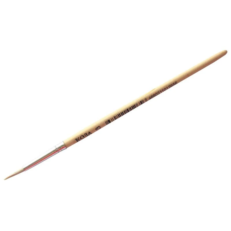 Кисть КОЗА круглая №03: GH3_3265 штр.: 4680211012656