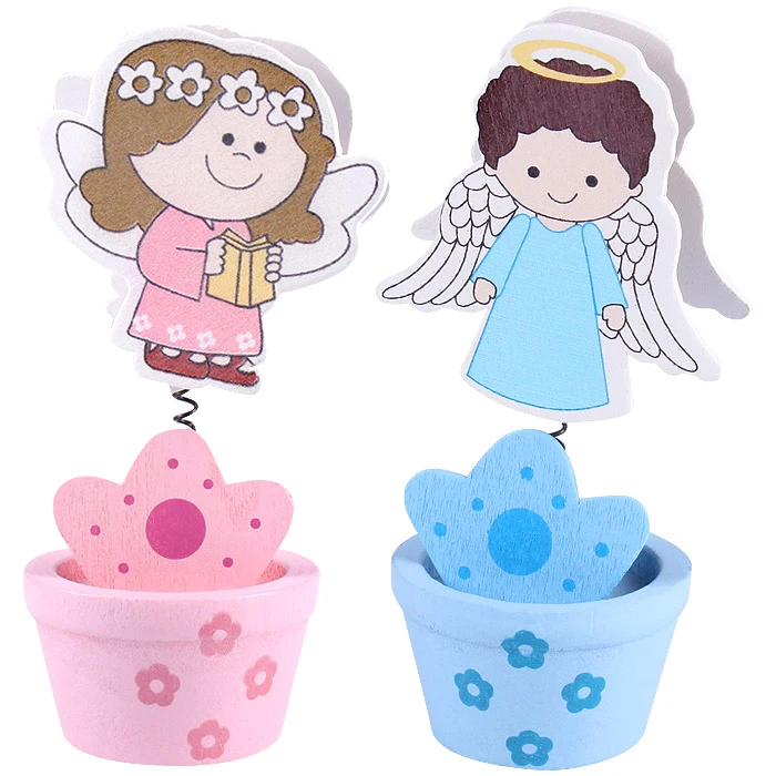 Сувенир "Ангелочек" зажим деревянный ассорти Сувенир "Ангелочек" зажим деревянный ассорти