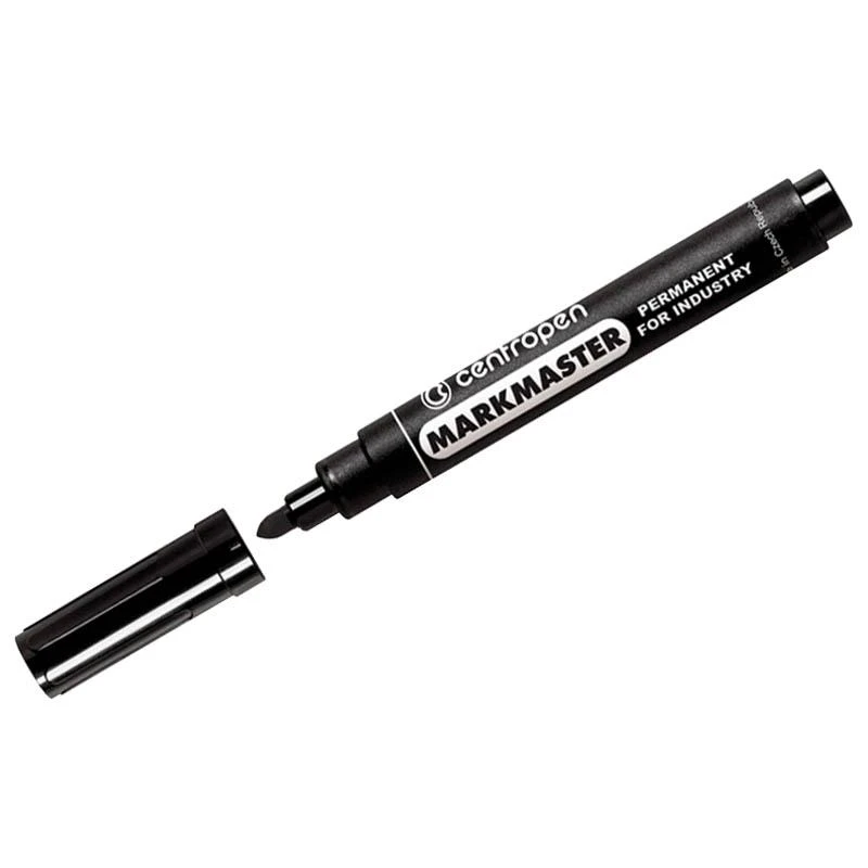 Маркер перманентный "Markmaster" черный, пулевидный, 1,5мм: 8599/1ч