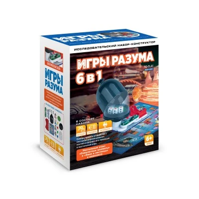 Электронный конструктор Игры разума 6 в 1 Электронный конструктор Игры разума 6 в 1