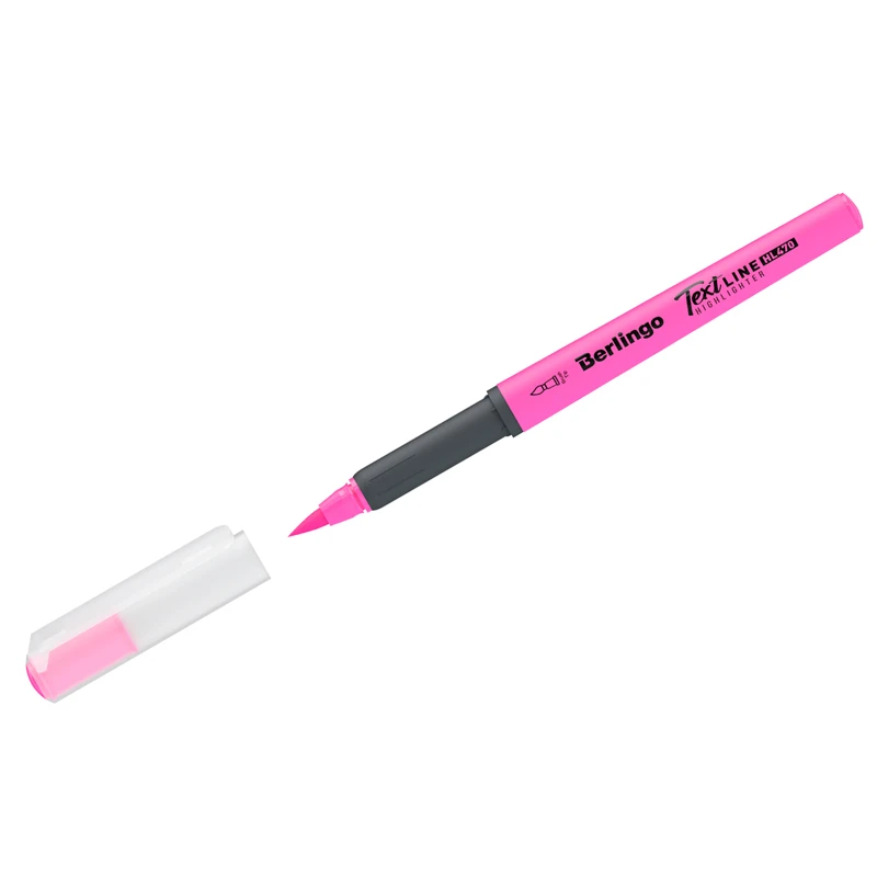 Текстовыделитель-кисть Berlingo "Textline HL470", розовый, 1-6мм.