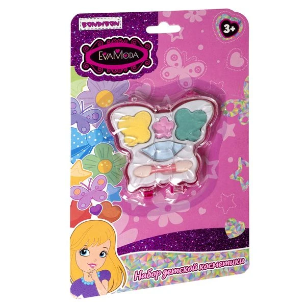 Набор детской декоративной косметики Bondibon Eva Moda, CRD 10x1,5x20 см; тени