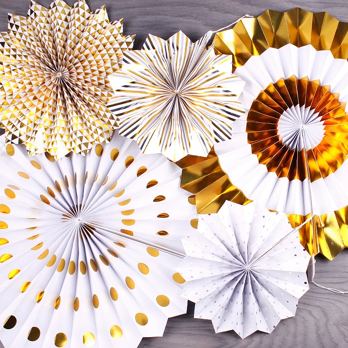 Праздничное украшение "Веер" 8шт/уп (набор) Праздничное украшение "Веер" 8шт/уп (набор)
