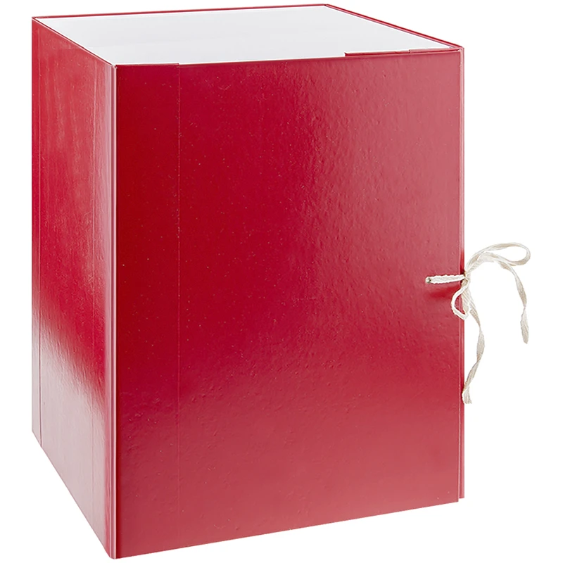 Короб архивный с завязками OfficeSpace разборный, БВ, 250мм, ассорти, клапан