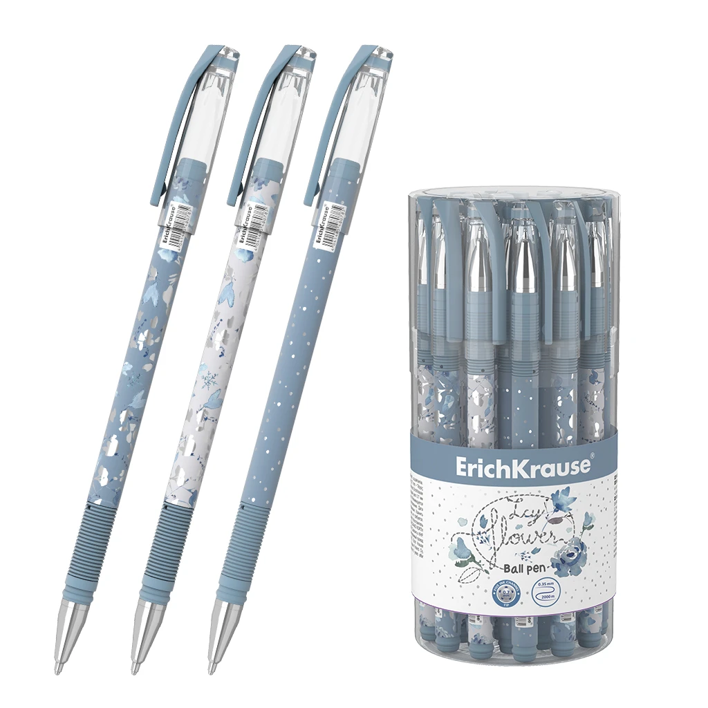Ручка шариковая ErichKrause® Frozen Beauty Stick, цвет чернил синий (в тубусе по Ручка шариковая ErichKrause® Frozen Beauty Stick, цвет чернил синий (в тубусе по