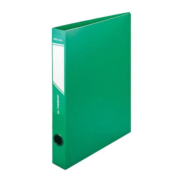 Папка с кольцами inФОРМАТ 4 кольца А4 зел. пластик 40 мм: NP5675G штр.: Папка с кольцами inФОРМАТ 4 кольца А4 зел. пластик 40 мм: NP5675G штр.: