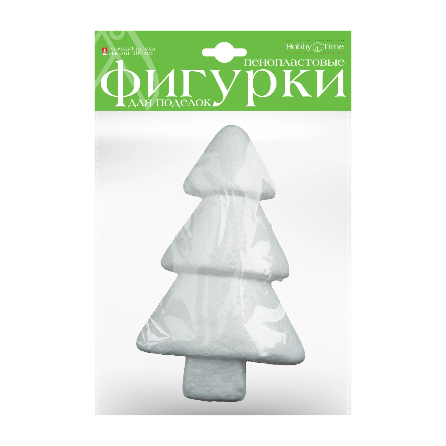 ПЕНОПЛАСТОВЫЕ ФИГУРКИ. ЕЛОЧКА, 180 ММ, 1 ШТ.