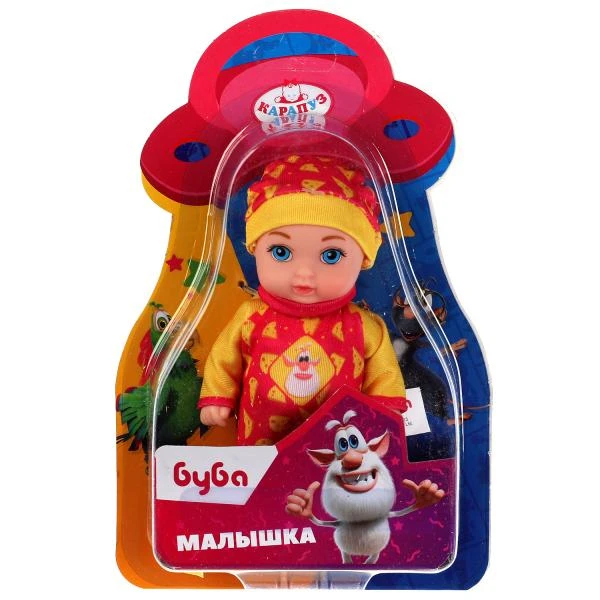 Пупс неозвученный БУБА 12см, можно купать, на блистере КАРАПУЗ