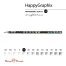 КАРАНДАШ ЧЕРНОГРАФИТОВЫЙ "HappyGraphix. Дамские штучки. Очки" НВ