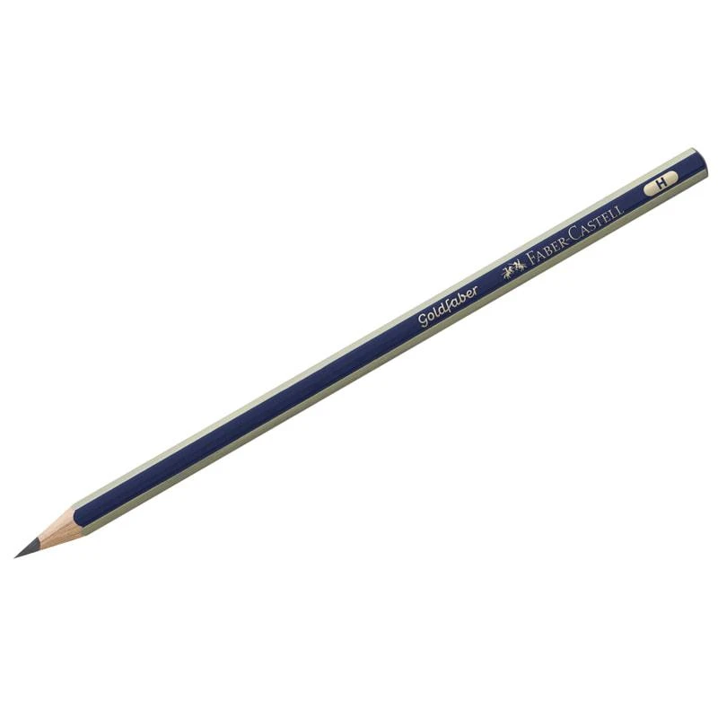 Карандаш ч/г Faber-Castell "Goldfaber 1221" H, заточенный. 112511 Карандаш ч/г Faber-Castell "Goldfaber 1221" H, заточенный. 112511