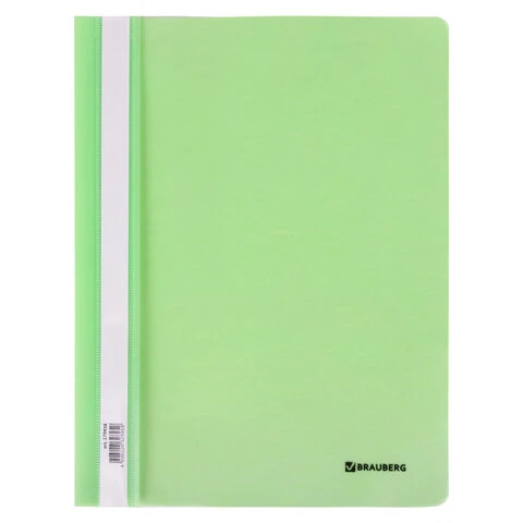 Скоросшиватель пластиковый BRAUBERG "Pastel" А4, 130/180 мкм, мятный, Скоросшиватель пластиковый BRAUBERG "Pastel" А4, 130/180 мкм, мятный,