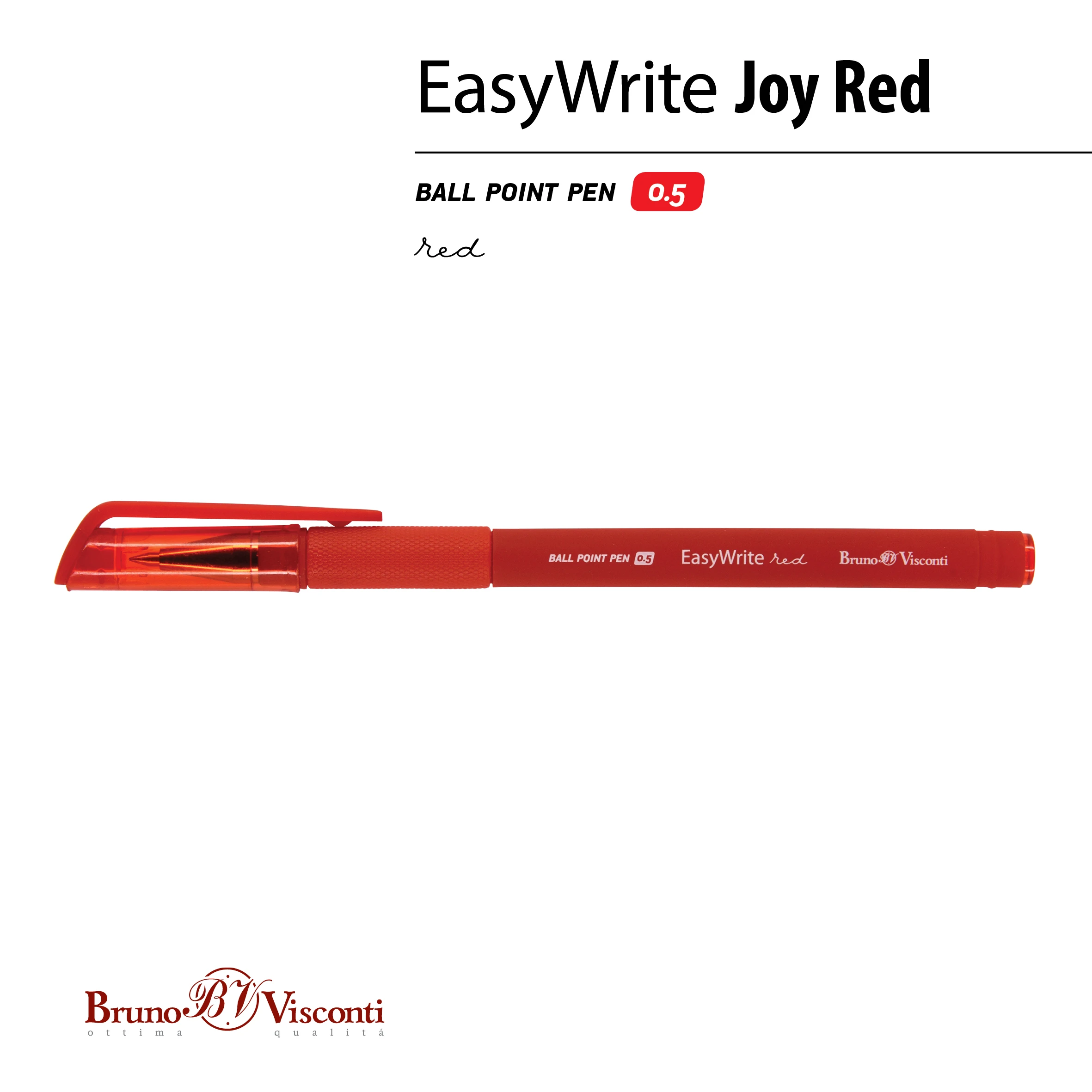 РУЧКА "EasyWrite.Red" ШАРИКОВАЯ 0.5 ММ, КРАСНАЯ РУЧКА "EasyWrite.Red" ШАРИКОВАЯ 0.5 ММ, КРАСНАЯ
