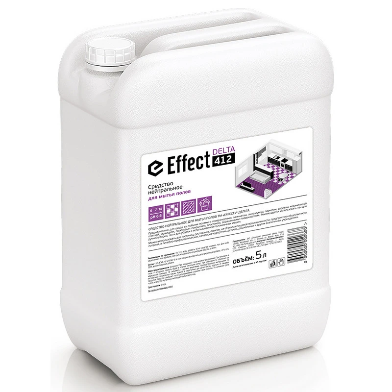 Профессиональная химия Effect DELTA 412 для мытья полов 5л Профессиональная химия Effect DELTA 412 для мытья полов 5л
