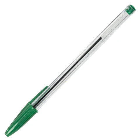 Ручка шариковая STAFF "Basic BP-01", письмо 750 метров, ЗЕЛЕНАЯ, длина Ручка шариковая STAFF "Basic BP-01", письмо 750 метров, ЗЕЛЕНАЯ, длина
