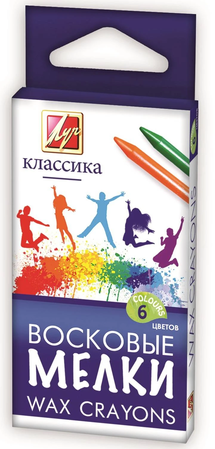 Набор воск. каранд. КЛАССИКА 6 цв. круглые: 12С860-08 штр.: 4601185003822 Набор воск. каранд. КЛАССИКА 6 цв. круглые: 12С860-08 штр.: 4601185003822