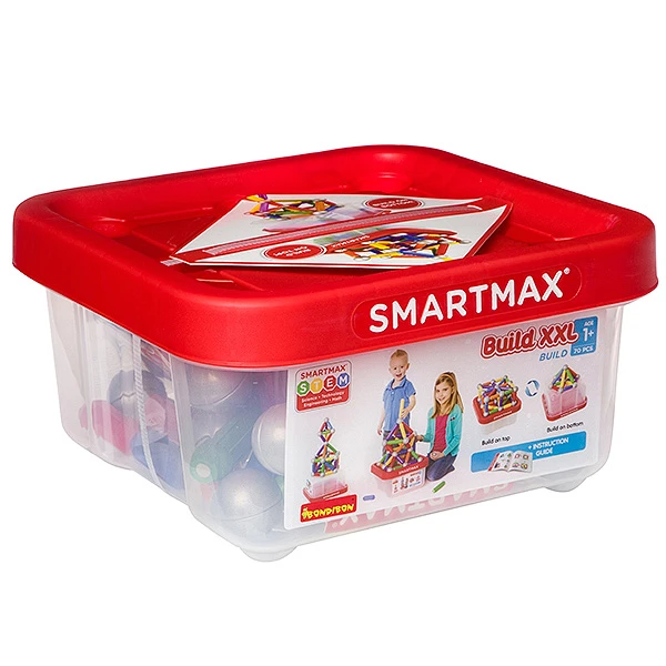 Магнитный конструктор SmartMax/ Bondibon, Основной (Basic) набор XXL, 70 дет., Магнитный конструктор SmartMax/ Bondibon, Основной (Basic) набор XXL, 70 дет.,