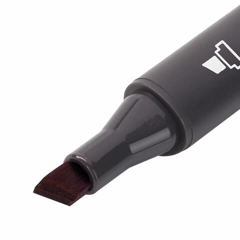 Маркер для скетчинга двусторонний 1 мм - 6 мм BRAUBERG ART CLASSIC, БОРДОВЫЙ