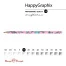 КАРАНДАШ ЧЕРНОГРАФИТОВЫЙ "HappyGraphix. Life Style. Pink dream" НВ