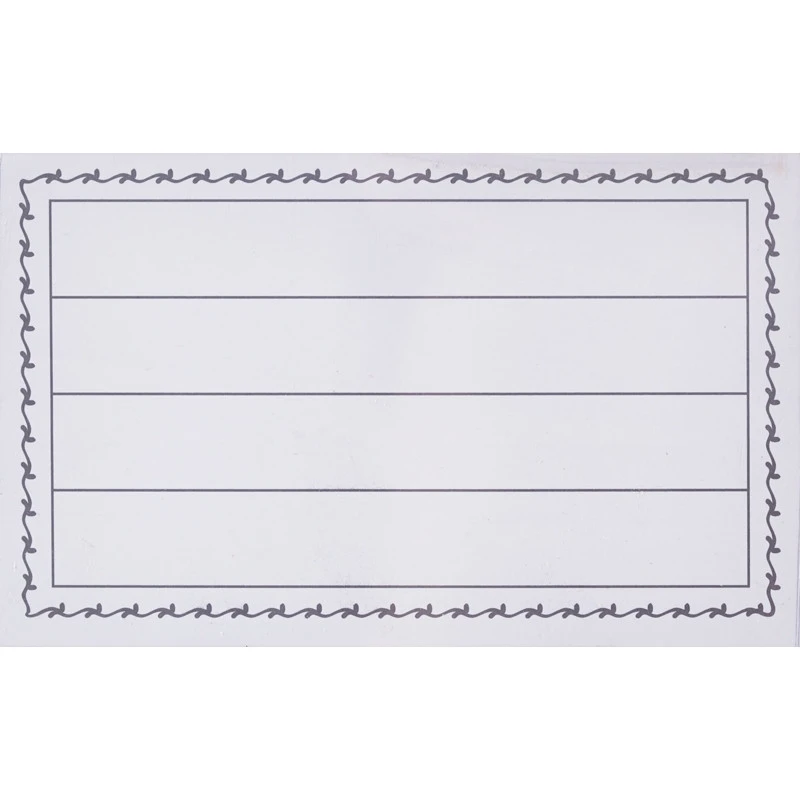 Бейдж 90х55мм Attache металл зажим/булавка (50шт),18мкм штр.  6935358106712,