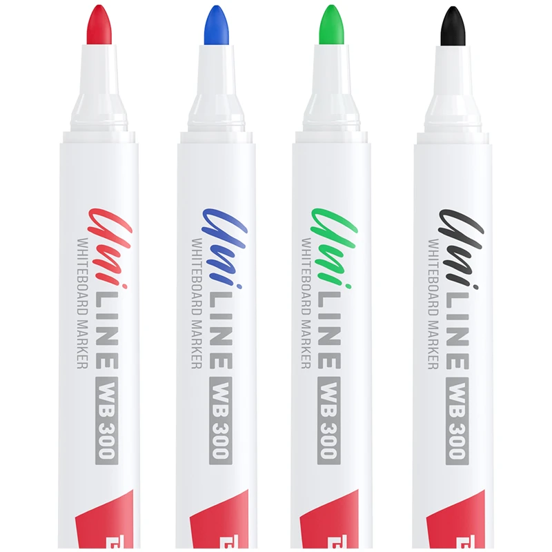 Набор маркеров для белых досок Berlingo "Uniline WB300", 4 цвета, Набор маркеров для белых досок Berlingo "Uniline WB300", 4 цвета,