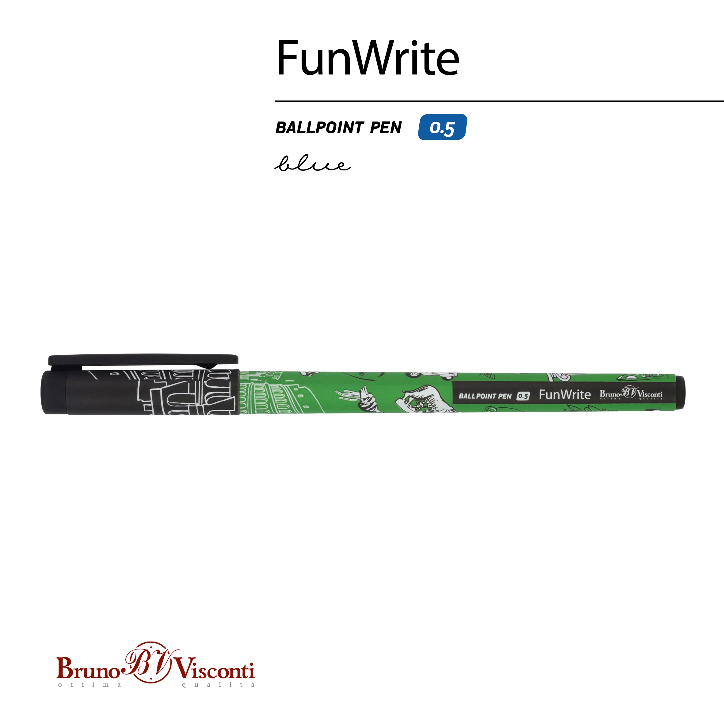 РУЧКА "FunWrite. Романтическое путешествие. Рим" ШАРИКОВАЯ 0.5 ММ, РУЧКА "FunWrite. Романтическое путешествие. Рим" ШАРИКОВАЯ 0.5 ММ,