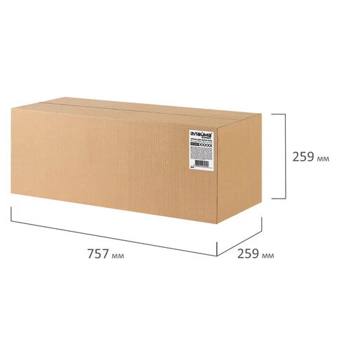 Тряпки для мытья пола в рулоне 50 шт., 75х55 см, вискоза (ИПП), 200 г/м2, белые,