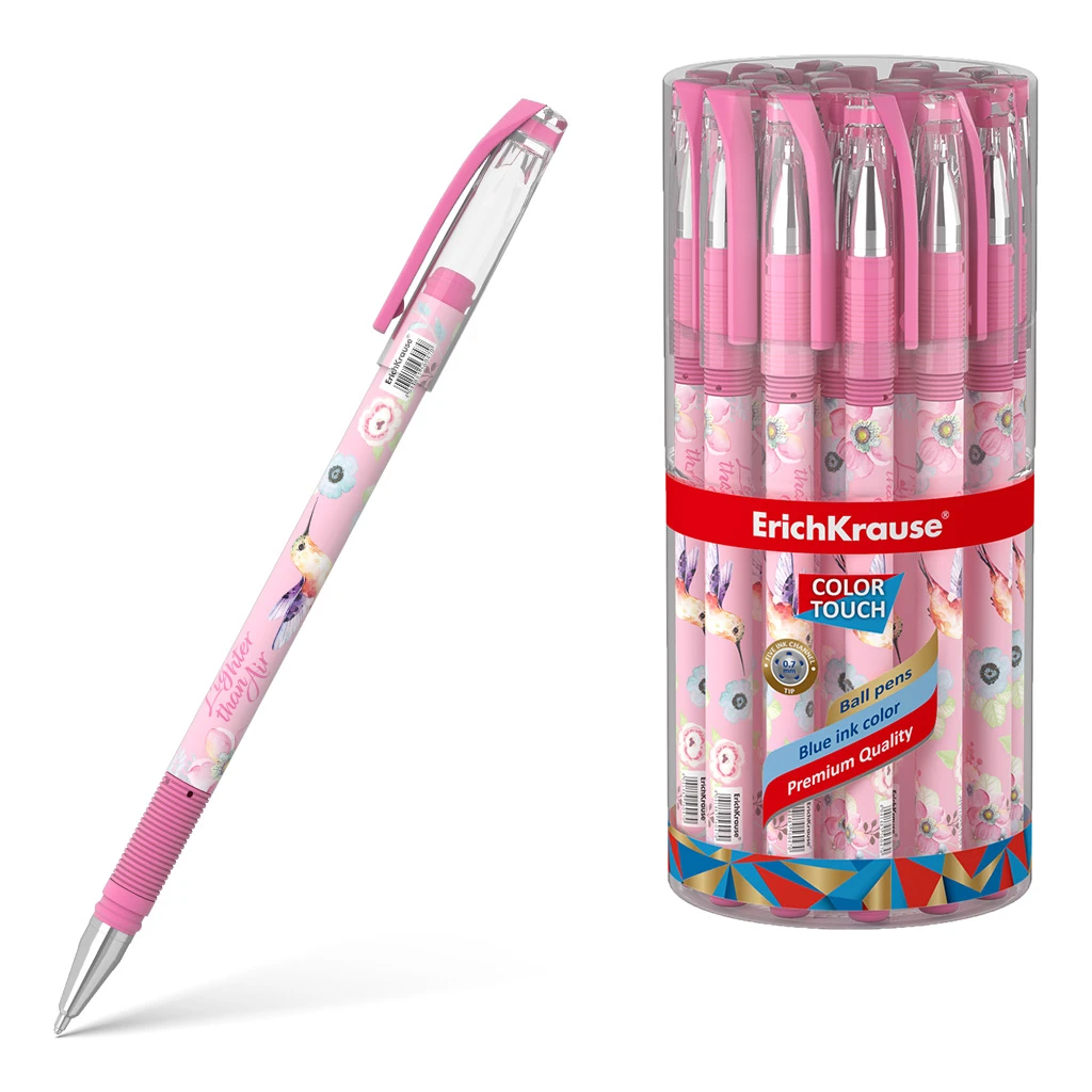 Ручка шариковая Erich Krause® ColorTouch® Colibri, цвет чернил синий