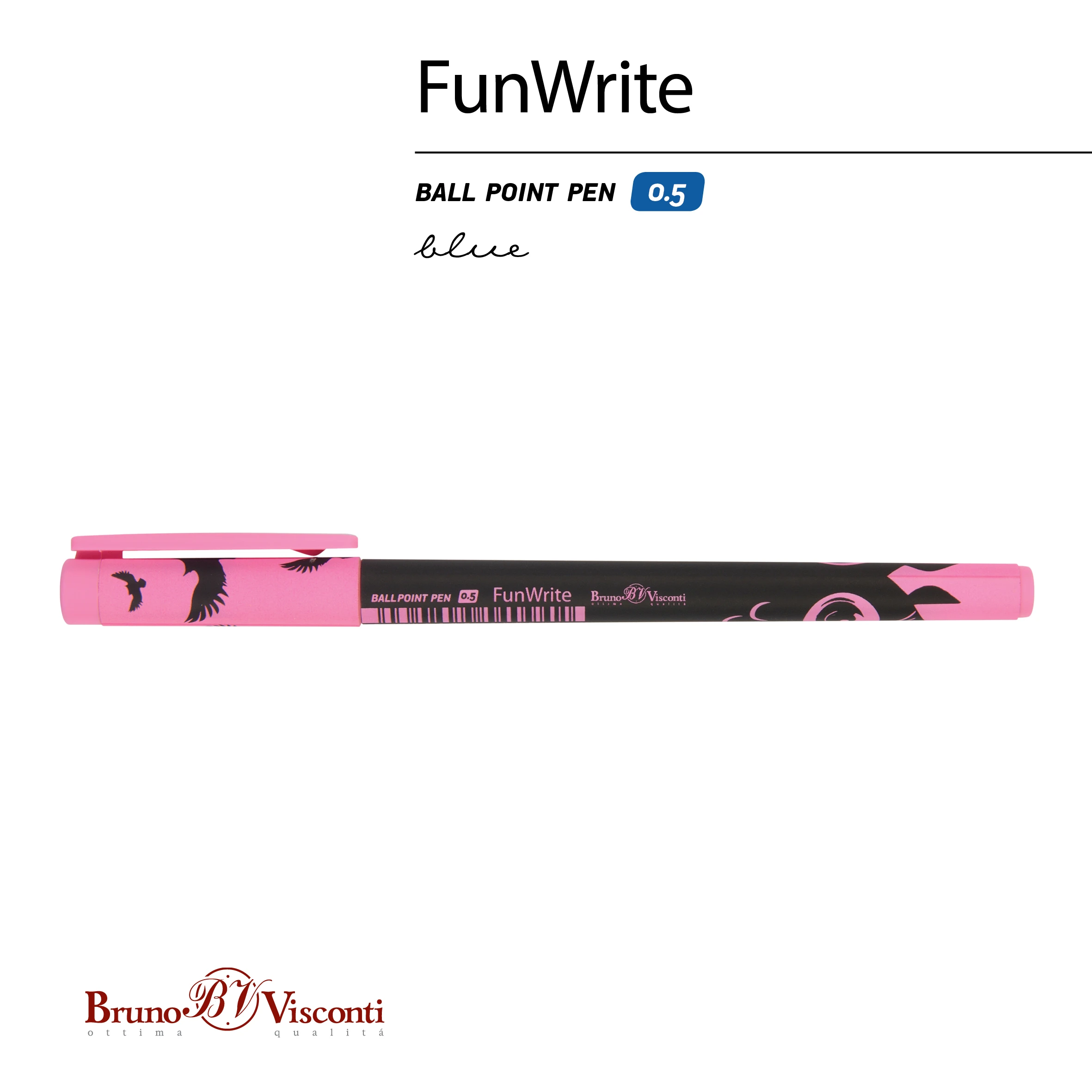 РУЧКА "FunWrite. Взгляд зверя. Черная сова" ШАРИКОВАЯ 0.5 ММ, СИНЯЯ РУЧКА "FunWrite. Взгляд зверя. Черная сова" ШАРИКОВАЯ 0.5 ММ, СИНЯЯ